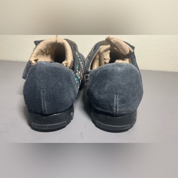 Rieker Women's Black Sneakers with Multicolor Embroidery - Picture 3 of 10